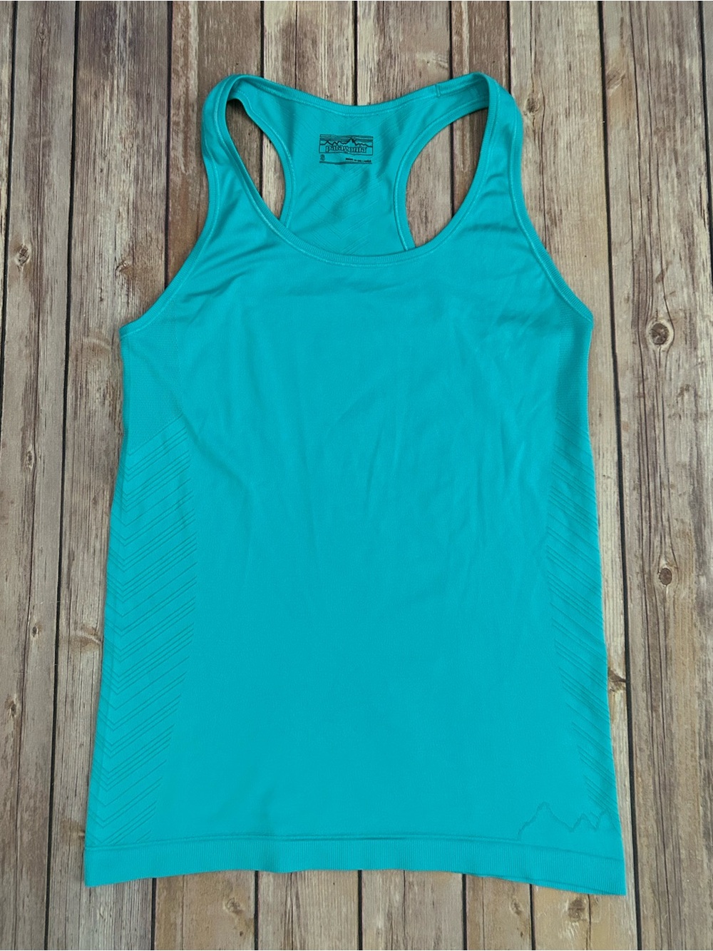 Patagonia Teal Racerback Tank Top | Size Small